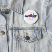 Detroit skyline im Watercolor Button (Beispiel)