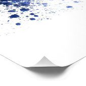 Detroit skyline in watercolor poster (Ecke)