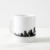 Detroit-Skyline Kaffeetasse (Vorderseite Links)