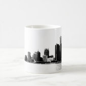 Detroit-Skyline Kaffeetasse (Mittel)