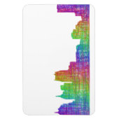 Detroit Skyline Magnet (Vertikal)