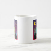 Detroit-Skyline-Mega- Farbe Kaffeetasse (Mittel)