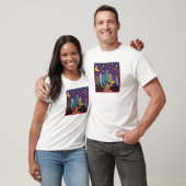 Detroit-Skyline-Mega- Farbe T-Shirt (Unisex)