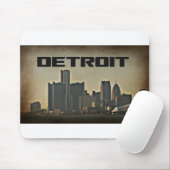Detroit-Skyline Mousepad (Mit Mouse)
