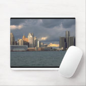 Detroit-Skyline Mousepad (Mit Mouse)