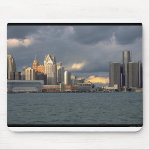 Detroit-Skyline Mousepad