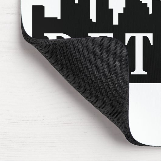 Detroit-Skyline Mousepad (Ecke)