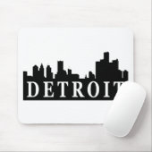 Detroit-Skyline Mousepad (Mit Mouse)
