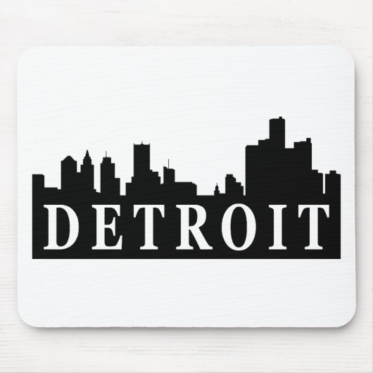 Detroit-Skyline Mousepad (Vorne)