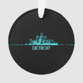 Detroit Skyline Ornament (Vorderseite)