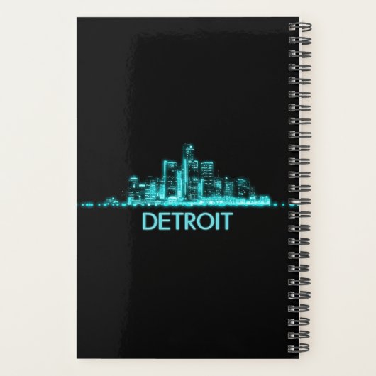 Detroit Skyline Planer (Rückseite)