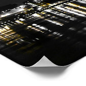 Detroit Skyline Poster (Ecke)