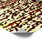 Detroit Skyline Poster (Ecke)