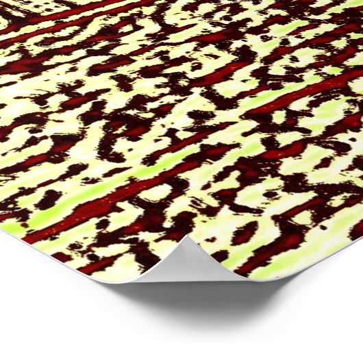 Detroit Skyline Poster (Ecke)