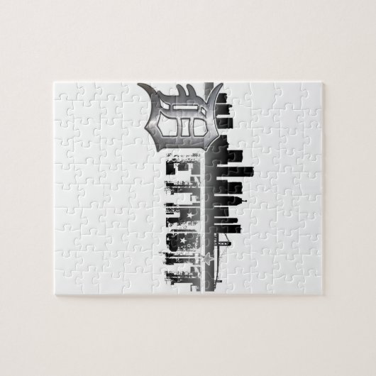 Detroit-Skyline Puzzle (Horizontal)