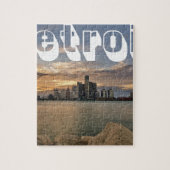 Detroit-Skyline Puzzle (Vertikal)