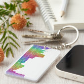 Detroit-Skyline Schlüsselanhänger (Vorderseite rechts)