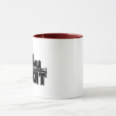 Detroit-Skyline Tasse (Zentrum)