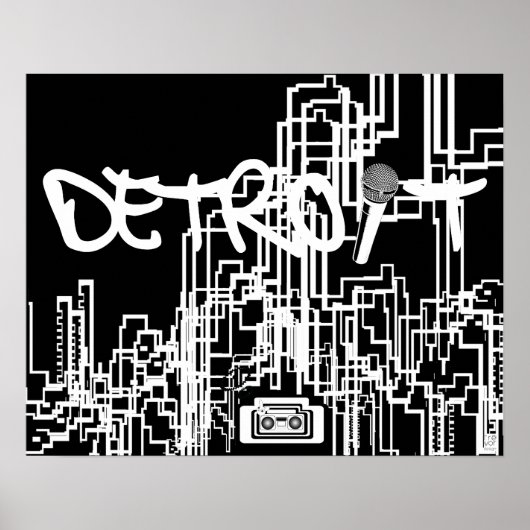 Detroit Speaks Poster (Vorne)