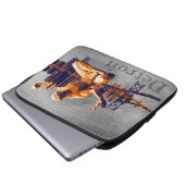 Detroit-Stadt Laptopschutzhülle (Vorne Knopf)