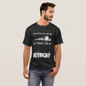 Detroit - stärker als überhaupt - Skyline T-Shirt (Vorne ganz)
