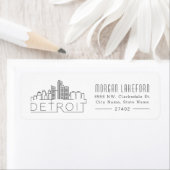 Detroit Stylized Skyline | (Insitu)