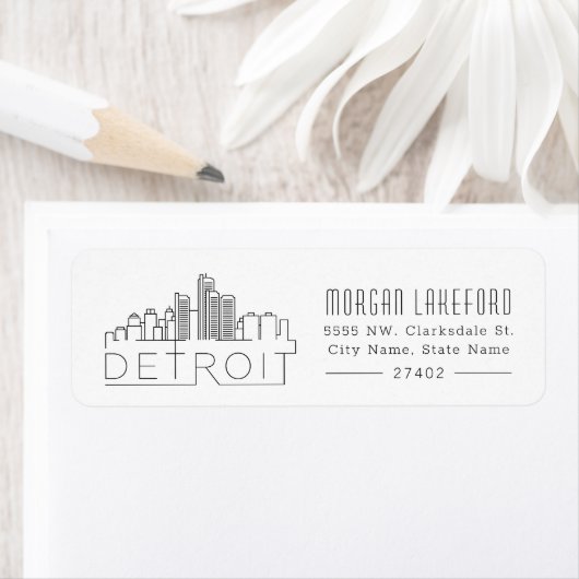 Detroit Stylized Skyline | (Insitu)