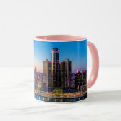 Detroit Sunset Tasse (VorderseiteRechts)