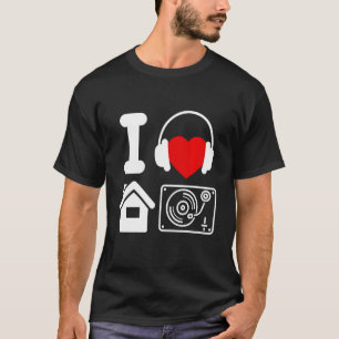 Detroit Techno House Festival Moon and Stars T-Shirt
