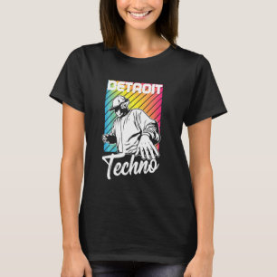 Detroit Techno House Musikfestival Player Edm Dj T-Shirt