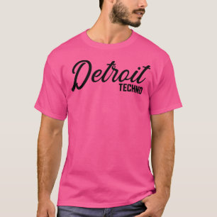 Detroit Techno - Klassischer Vintager EDM-Rave Dj- T-Shirt