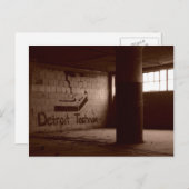 Detroit Techno (Postkarte) Postkarte (Vorne/Hinten)