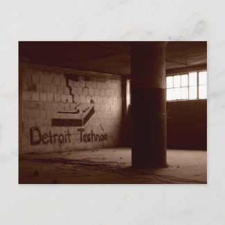 Detroit Techno (Postkarte) Postkarte