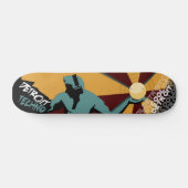 Detroit Techno Skateboard-Plattform durch cooles Skateboard (Horizontal)