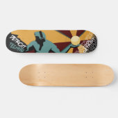 Detroit Techno Skateboard-Plattform durch cooles Skateboard (Horizontal)