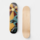 Detroit Techno Skateboard-Plattform durch cooles Skateboard (Vorderseite)