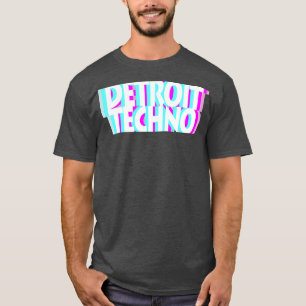 DETROIT TECHNO T-Shirt EDM House Musik Raver