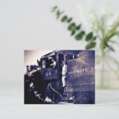 Detroit Terminal Railroad Motor #24 Postkarte (Stehend Vorderseite)