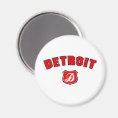 Detroit Throwback Magnet (Vorderseite/Rückseite)