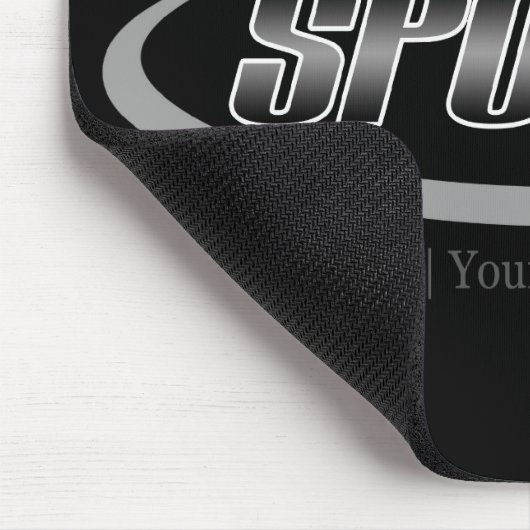 Detroit trägt 360 Mausunterlage zur Schau Mousepad (Ecke)