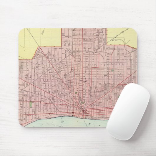 Detroit und Vicinity Mousepad (Mit Mouse)