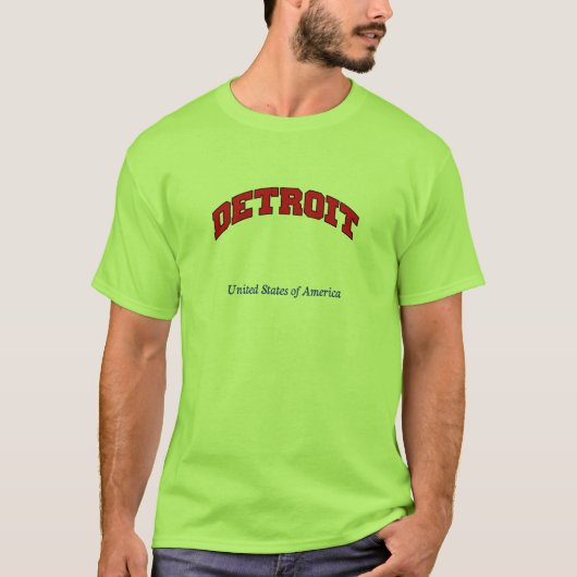 Detroit USA T - Shirts (Vorderseite)