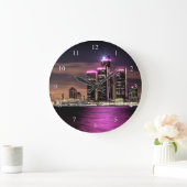 Detroit-Wanduhr Große Wanduhr (Zuhause)