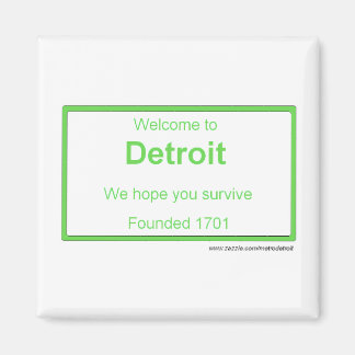 Detroit willkommen magnet
