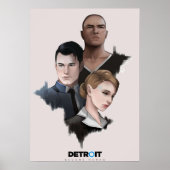 Detroit wird menschlich poster (Vorne)