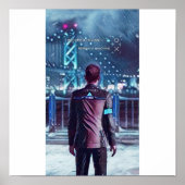 Detroit wird menschliches Design Poster (Vorne)