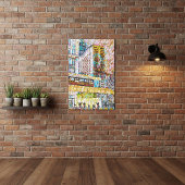 Detroit's miteinander verbundene Leben Leinwanddruck