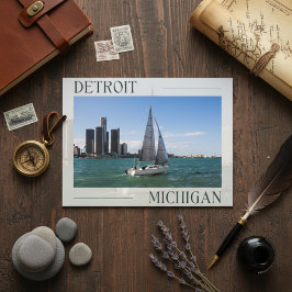 Detroit's Nautical Adventure Postcard Postkarte