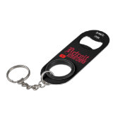 DetroitScratcherFlaschenöffner/Schlüsselanhänger/S Mini Flaschenöffner (Vorderseite Schrägansicht)