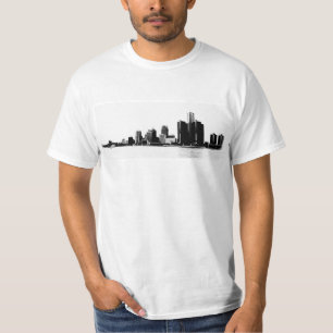 Detroitskyline-Foto T-Shirt